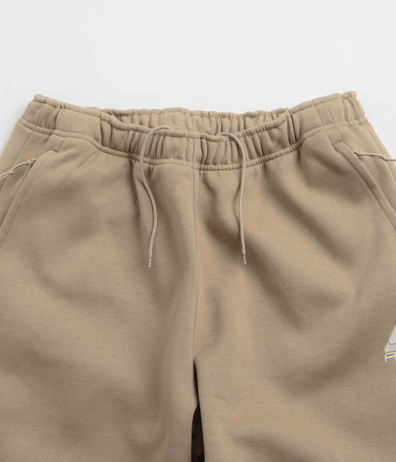 Nike ACG Tuff Fleece Lungs Pants in Khaki and Light Iron Ore / Summit White
