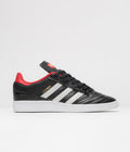 Adidas Busenitz Shoes in Core Black and Zero Metallic / Better Scarlet