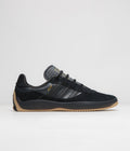 Adidas Puig Shoes in Core Black and Carbon / Gold Metallic