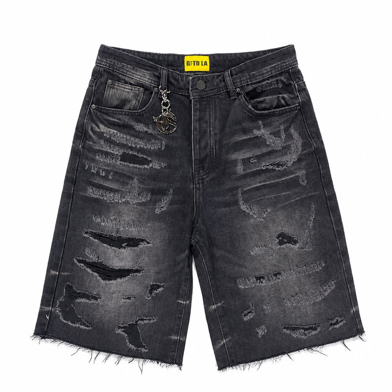 Allen Black Wash Shorts