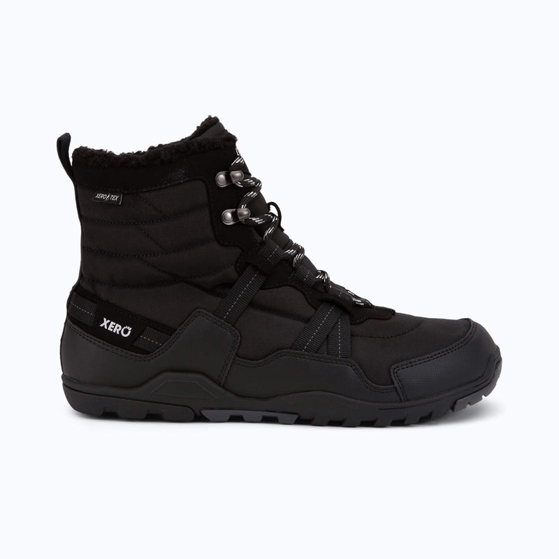 Xero Shoes Alpine - Men Boot in Black with Toe Facing Right