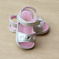 Angel Baby Girls Silver Jeweled Sandal - Petitfoot.com
