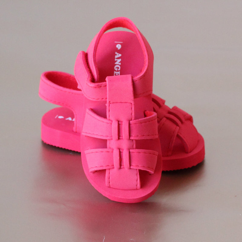 Angel Toddler Boys Red EVA Fisherman Sandal