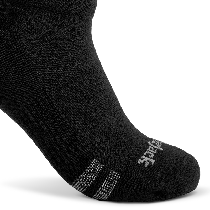 Amberjack Ankle Socks in Obsidian Detail View