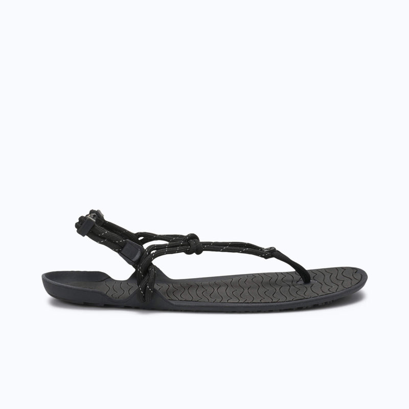 Xero Shoes Aqua Cloud - Men Sandal in Black with Toe Facing Right