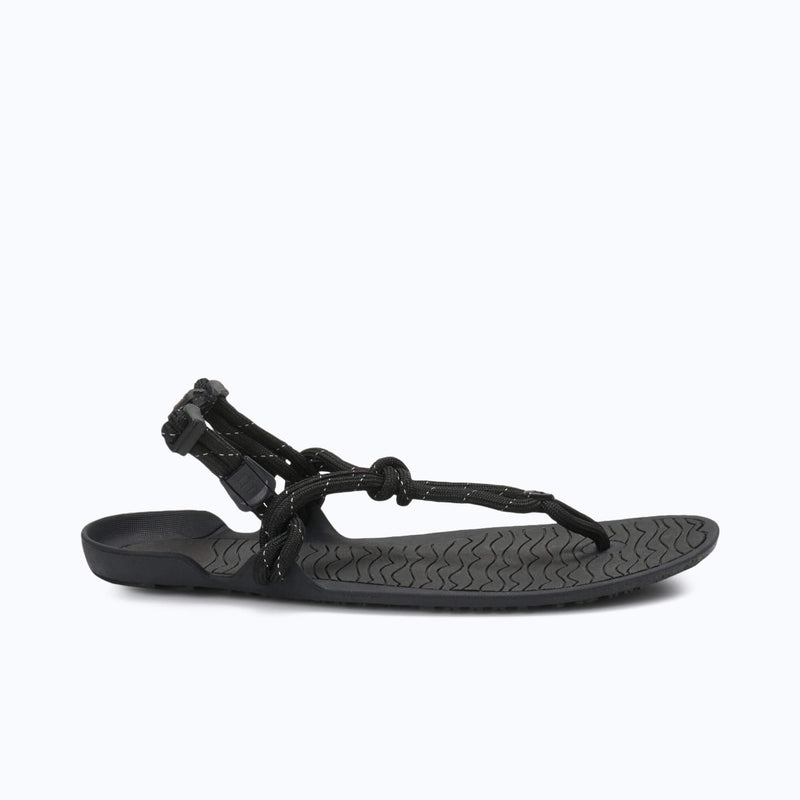 Xero Shoes Aqua Cloud - Women Sandal in Black with Toe Facing Right