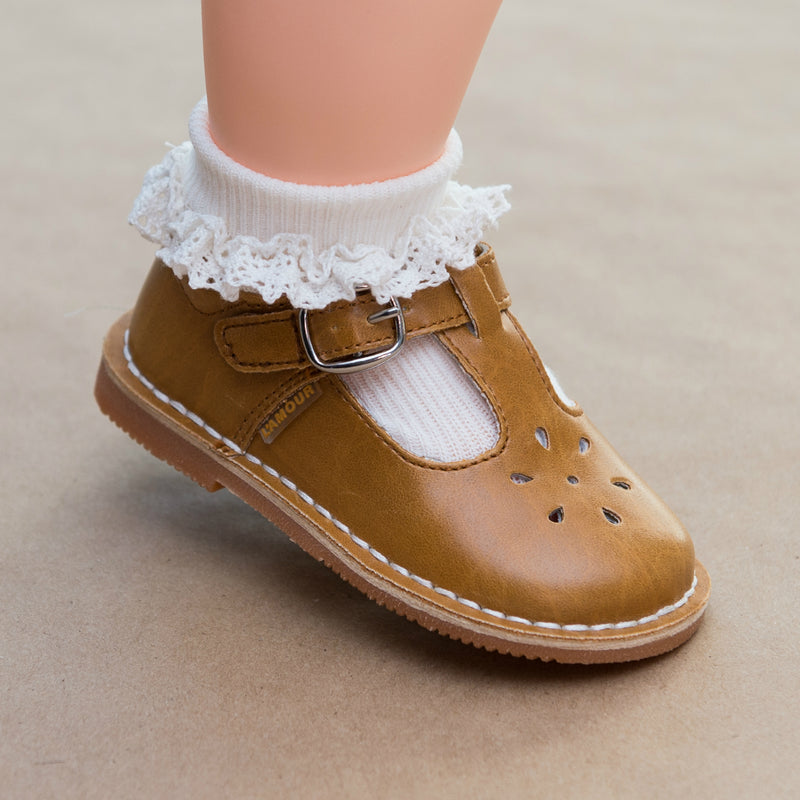 Baby Girls Crochet Trim Dress Ankle Socks - Petitfoot.com
