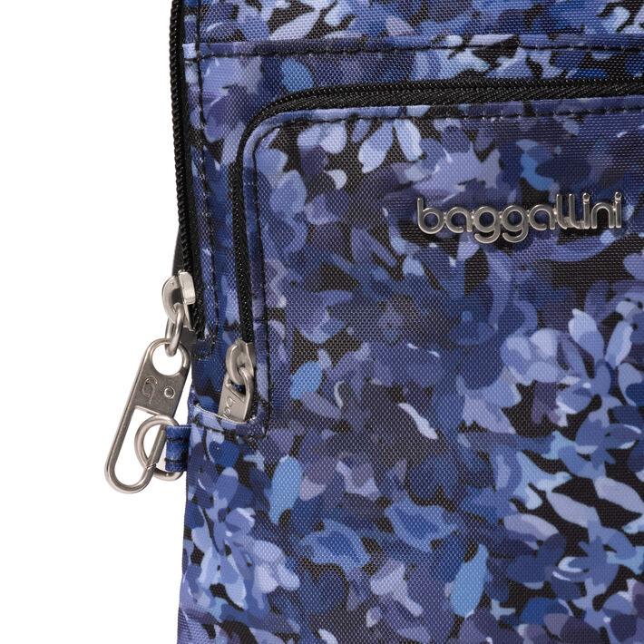 Baggallini Activity Crossbody Bag - Indigo Petal