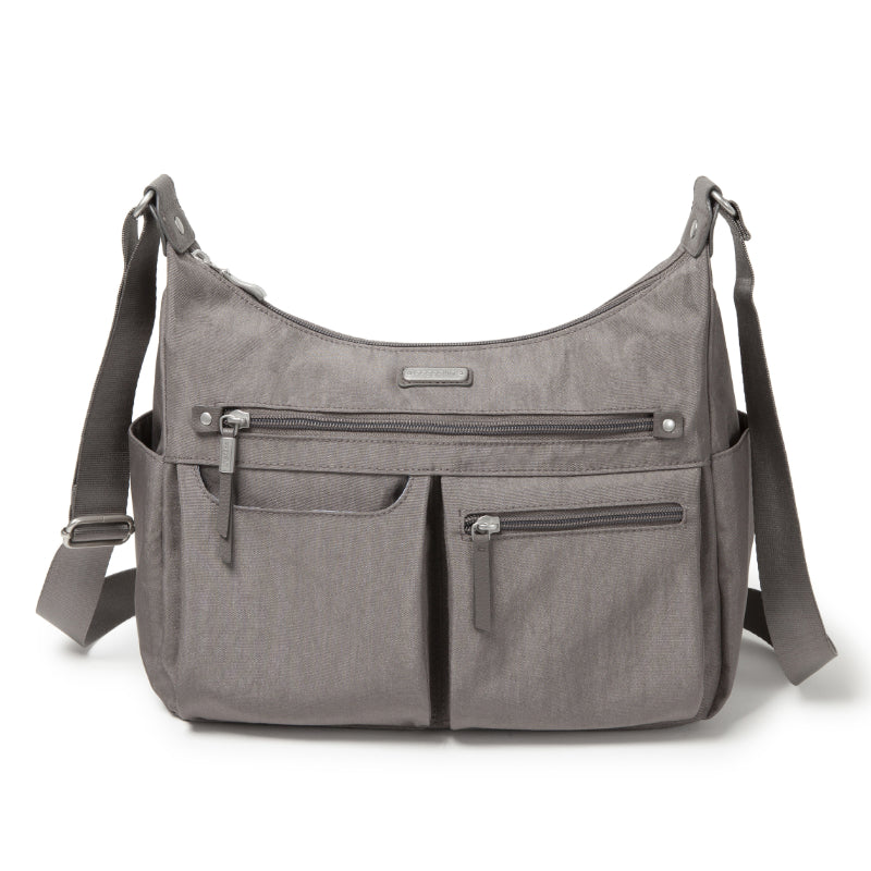 Baggallini Anywhere Large Hobo - Sterling Shimmer