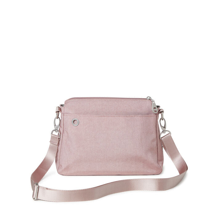 Baggallini Calais Crossbody - Blush Shimmer
