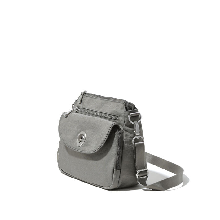 Baggallini Calais Crossbody - Sterling Shimmer