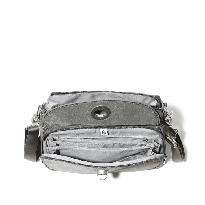 Baggallini Calais Crossbody - Sterling Shimmer