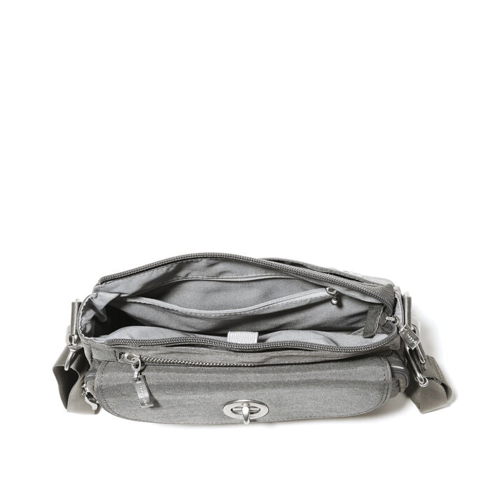 Baggallini Calais Crossbody - Sterling Shimmer