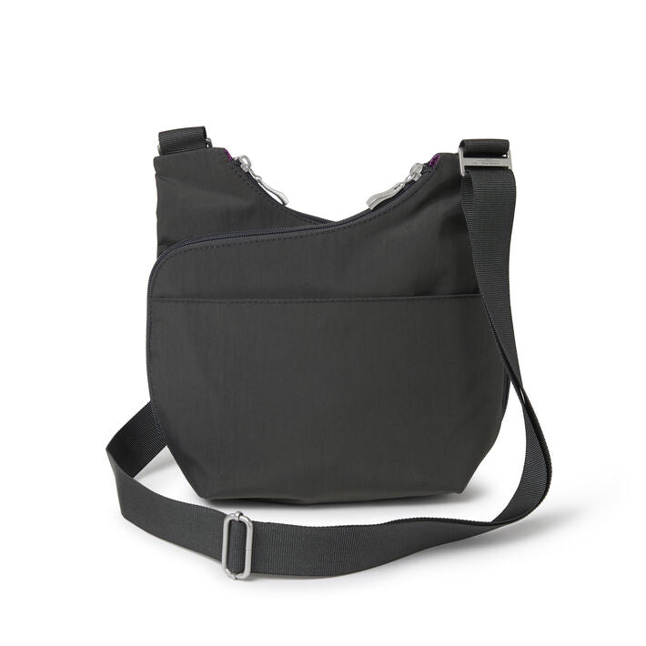 Baggallini Criss Cross Crossbody - Charcoal