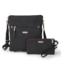 Baggallini Go Bagg with Wristlet – Black Cheetah Emboss