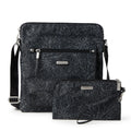 Baggallini Go Bagg with Wristlet – Midnight Blossom