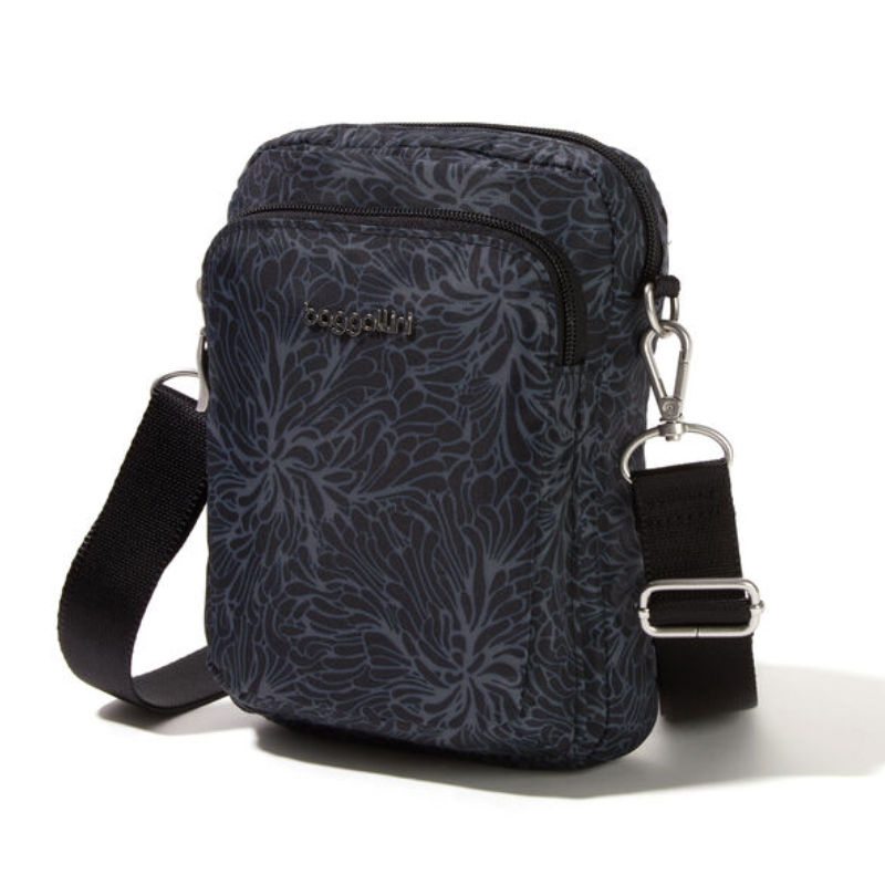 Baggallini Modern Everywhere Explorer Crossbody – Midnight Blossom