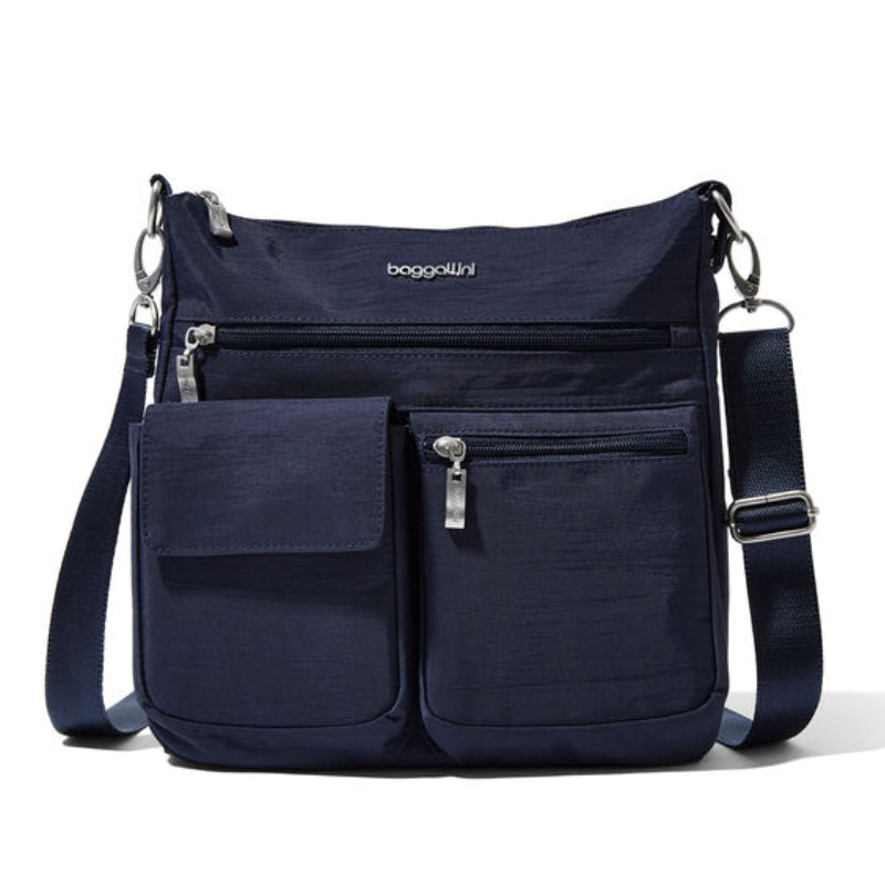 Baggallini Modern Everywhere Slim Crossbody - French Navy