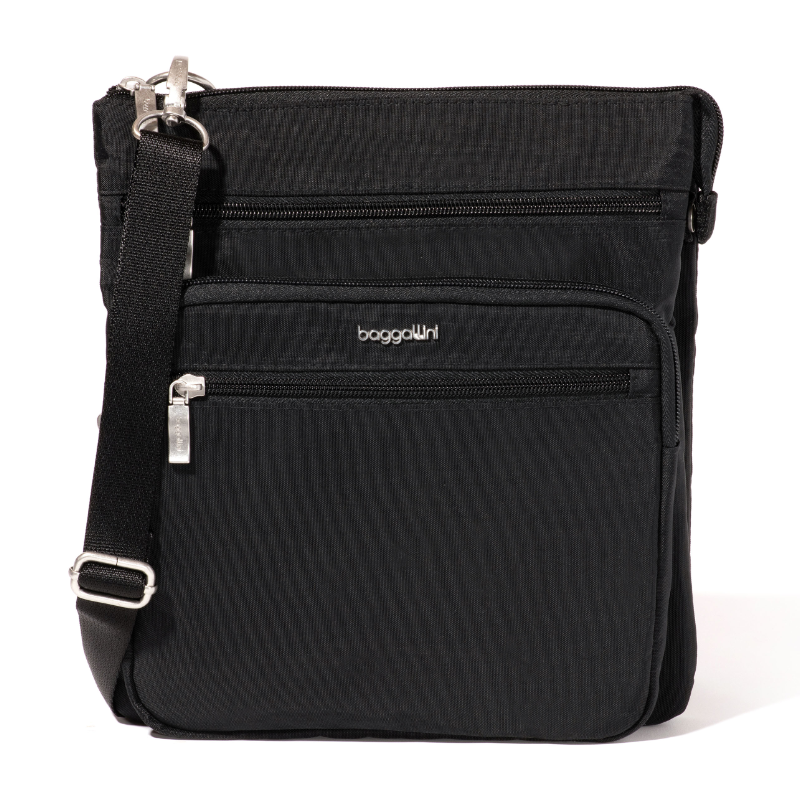 Baggallini Out and About Crossbody - Black