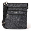 Baggallini Out and About Crossbody - Midnight Blossom
