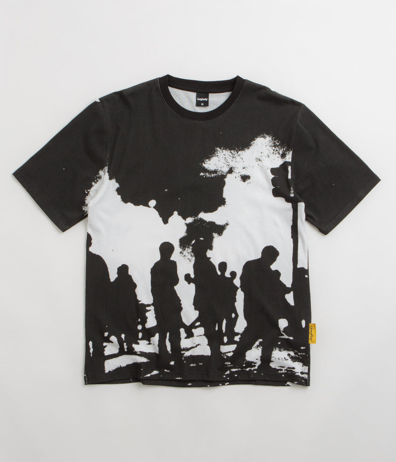 Baglady Linger T-Shirt in White and Black