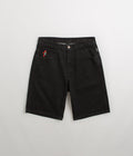 Baglady Warp Denim Shorts in Black