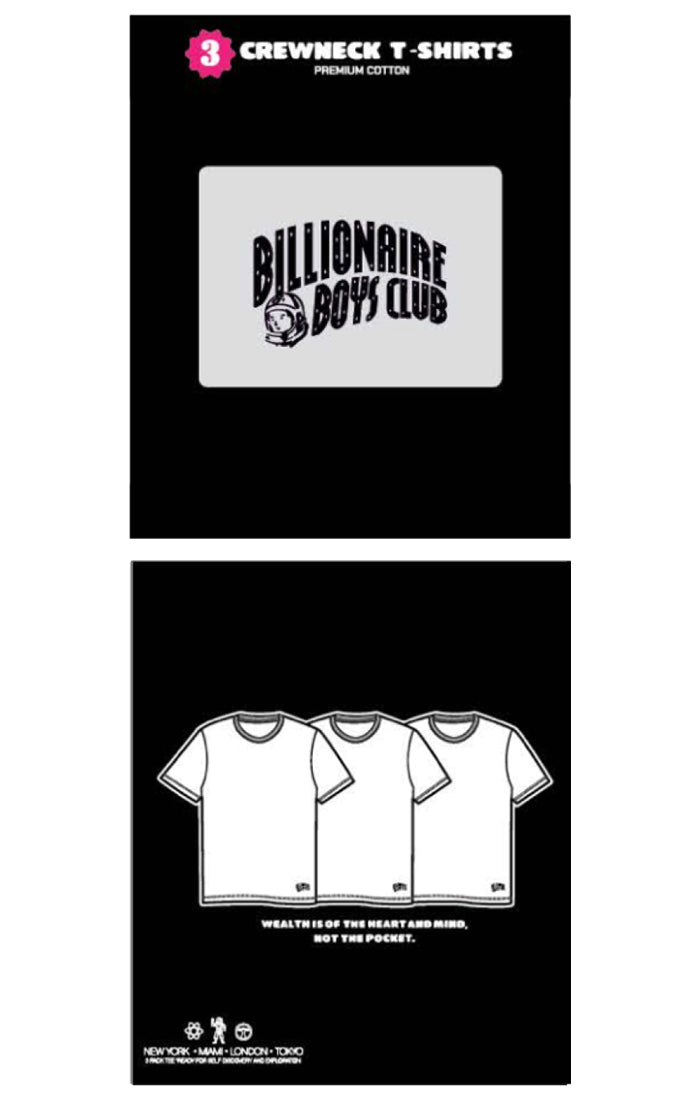 Billionaire Boys Club BB Basecamp 3 Pack SS Knit