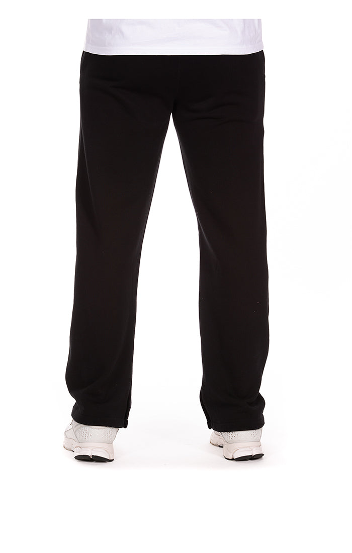 Back View of the Billionaire Boys Club BB Camp Sweatpants (Oversize Fit) in Black