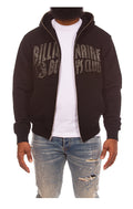 BBC Curve Zip Up in Black - Men's Streetwear Hoodies