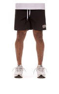 Front View of BB Curve Shorts in Little Boy Black - Men's Shorts