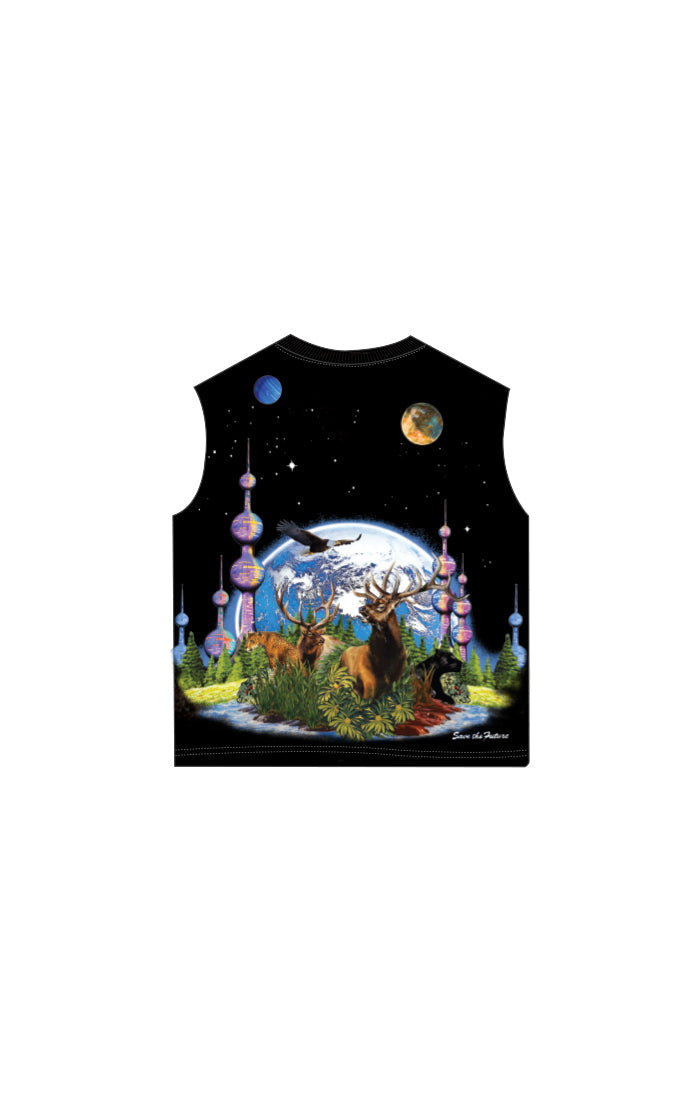 Back View of the Billionaire Boys Club Memories Tank