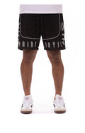 Front View of the Billionaire Boys Club Next Shorts in Black