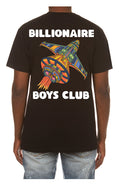 Back View of the Billionaire Boys Club Spaceship SS Tee in Black