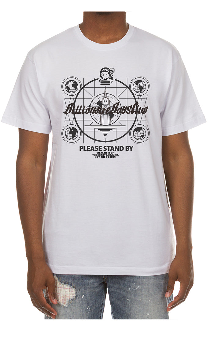 Front View of the Billionaire Boys Club Stand By SS Tee