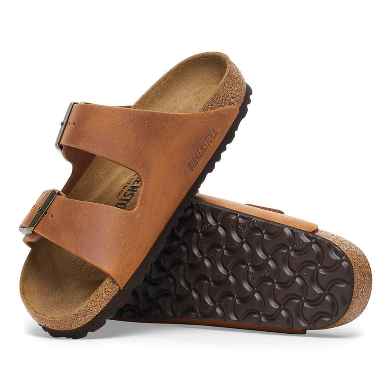 Men's Birkenstock Arizona - Cognac Oiled Leather