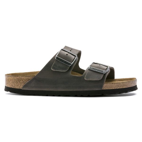 Birkenstock Arizona Soft Footbed – Iron Oiled Leather