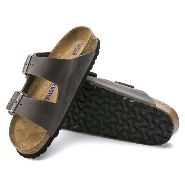 Birkenstock Arizona Soft Footbed – Iron Oiled Leather