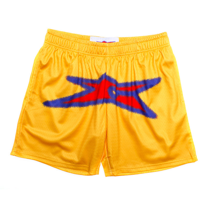 Carpet Company Bizarro Basketball Shorts Yellow