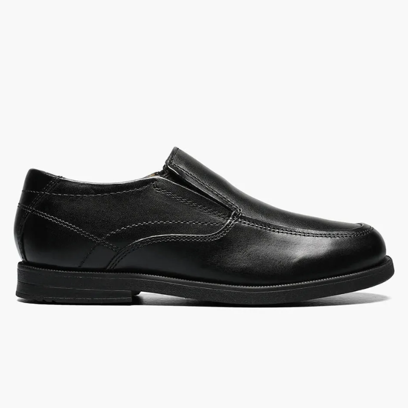 Boys' Florsheim Midtown Jr. Moc Toe Slip On - Black