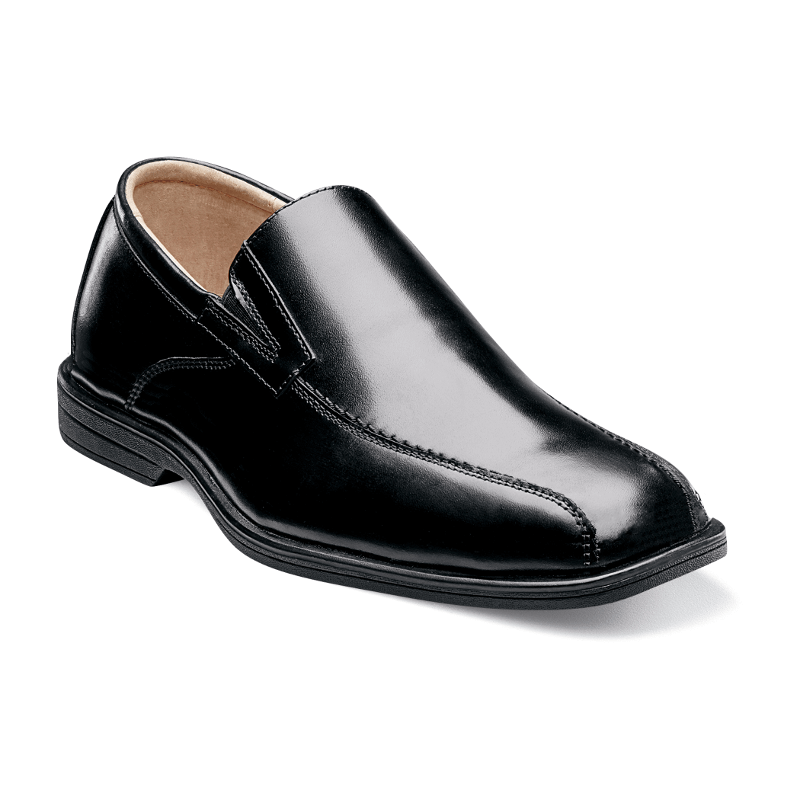 Boys' Florsheim Reveal Jr. Bike Toe Slip-On - Black