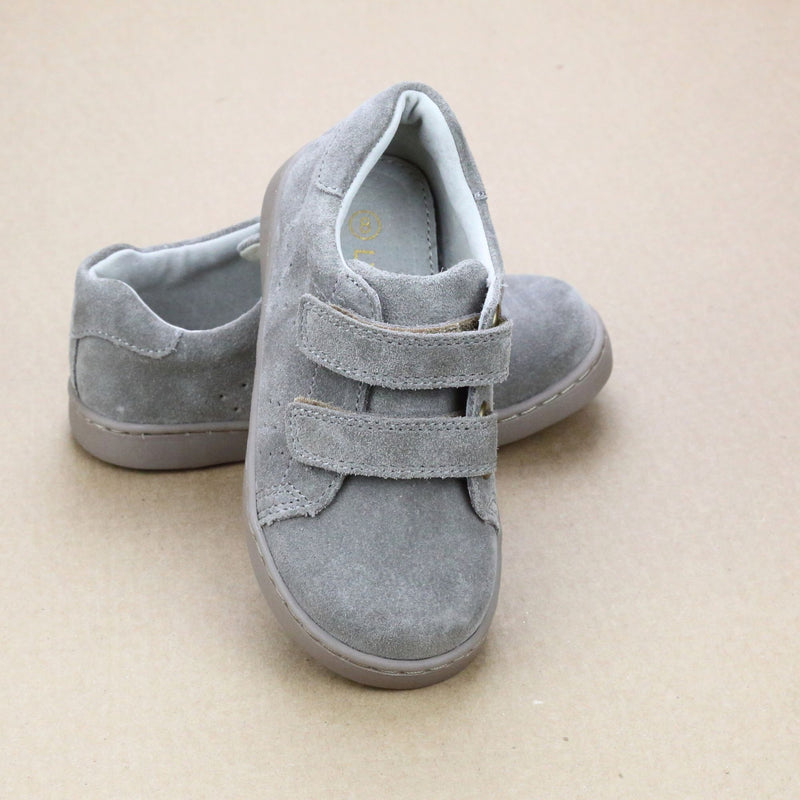 Toddler Boys Storm Leather Kyle Double Velcro Strap Leather Sneaker - Petitfoot.com