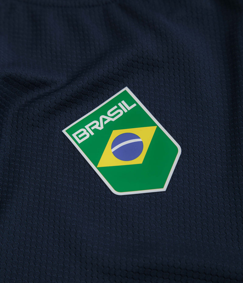 Adidas Brasil Aeroready Jersey in Collegiate Navy