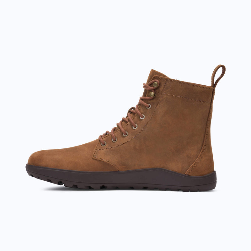 Xero Shoes Breckenridge Women Boot in Brown with Toe Facing Left