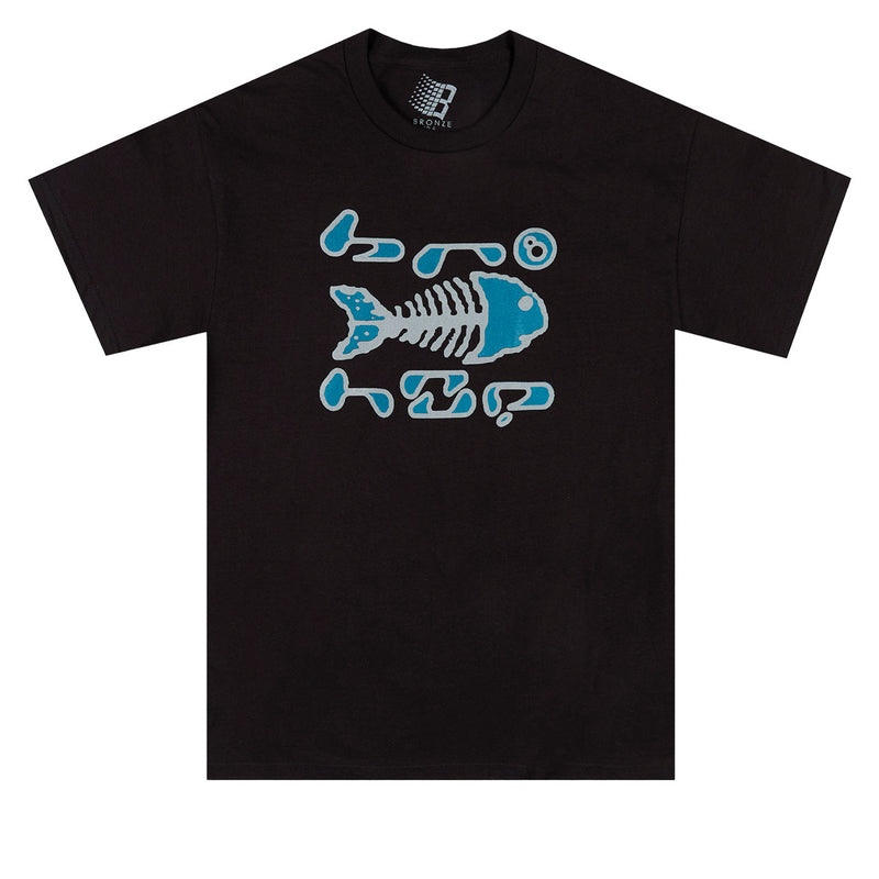 Bronze 56k Fish Tech T-Shirt - Black