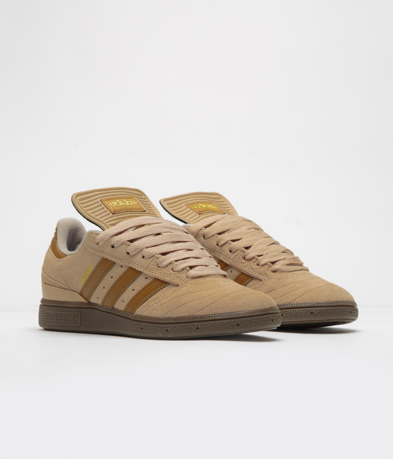 Adidas Busenitz Shoes in Magic Beige and Bronze Strata / Gum5