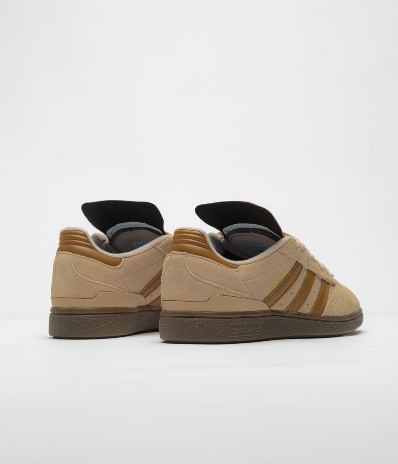 Adidas Busenitz Shoes in Magic Beige and Bronze Strata / Gum5