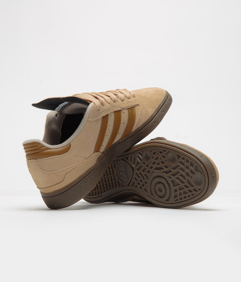 Adidas Busenitz Shoes in Magic Beige and Bronze Strata / Gum5