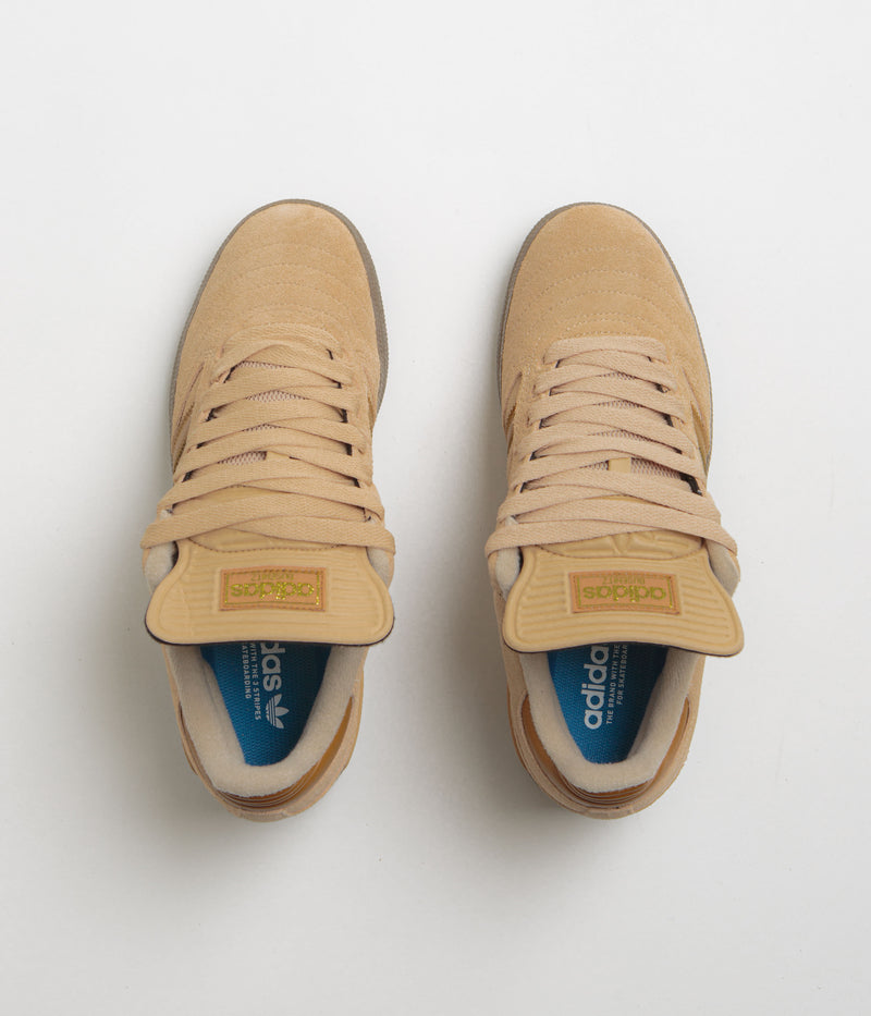 Adidas Busenitz Shoes in Magic Beige and Bronze Strata / Gum5