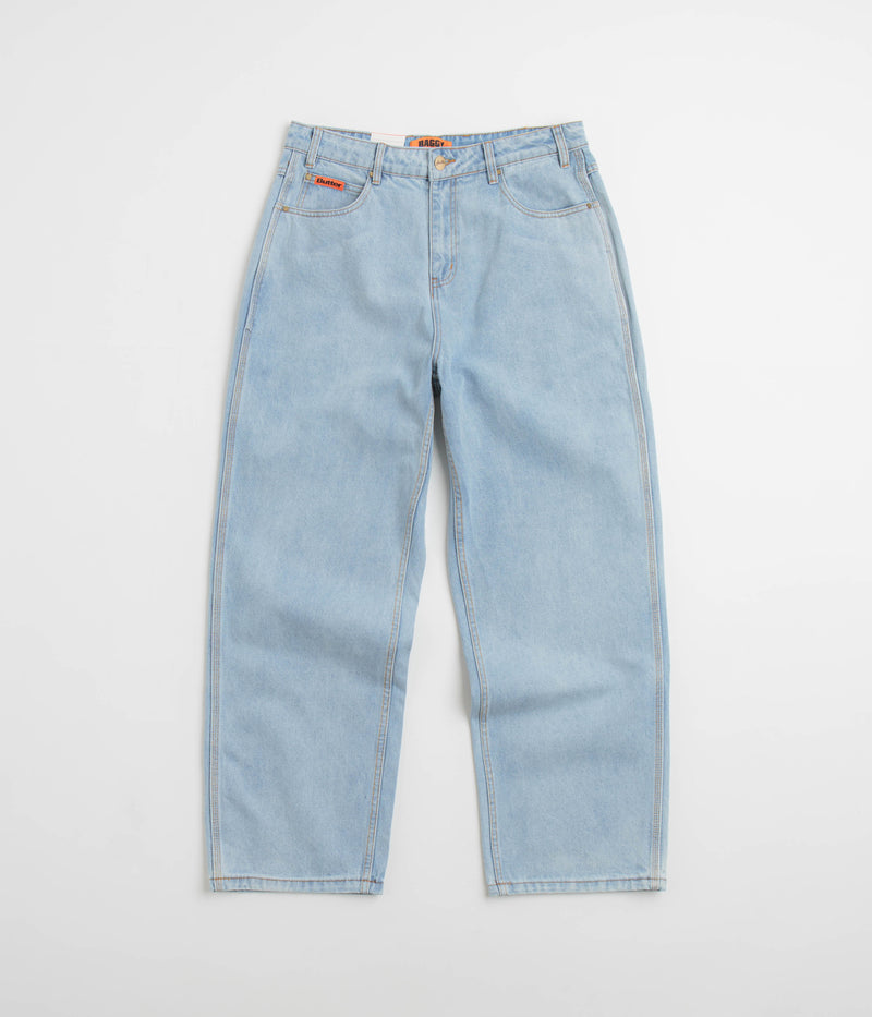Butter Goods Baggy Denim Jeans in Light Blue