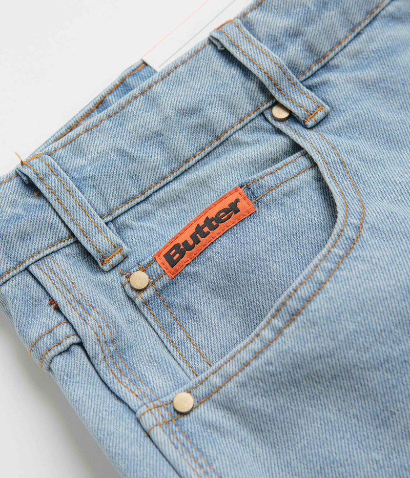Butter Goods Baggy Denim Jeans in Light Blue
